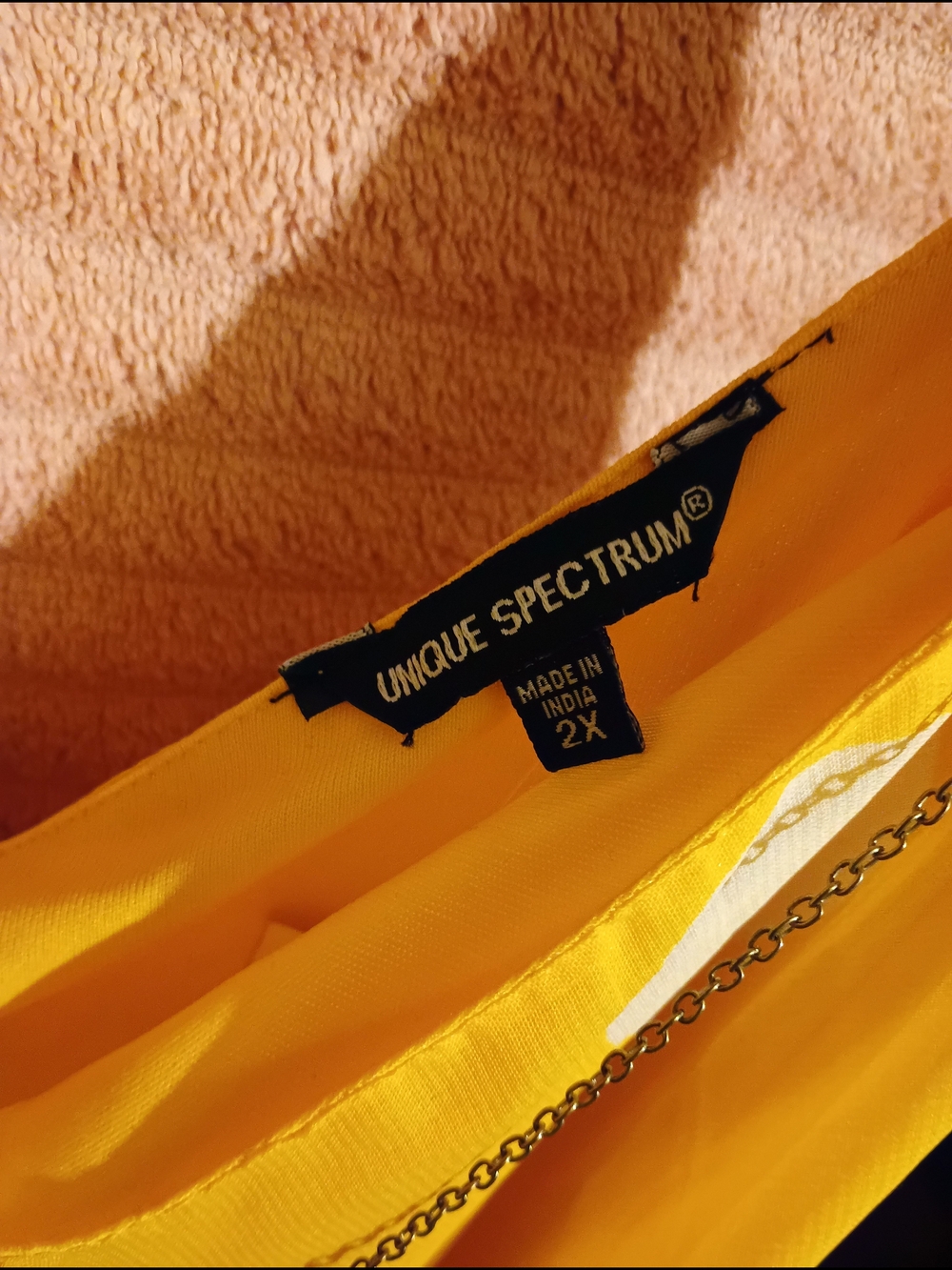 Unique Spectrum Bright Yellow Dress Top